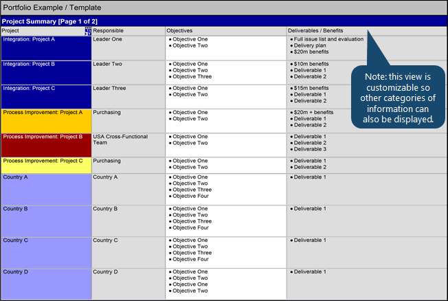 Program Plan - Project Summary Example in Swiftlight